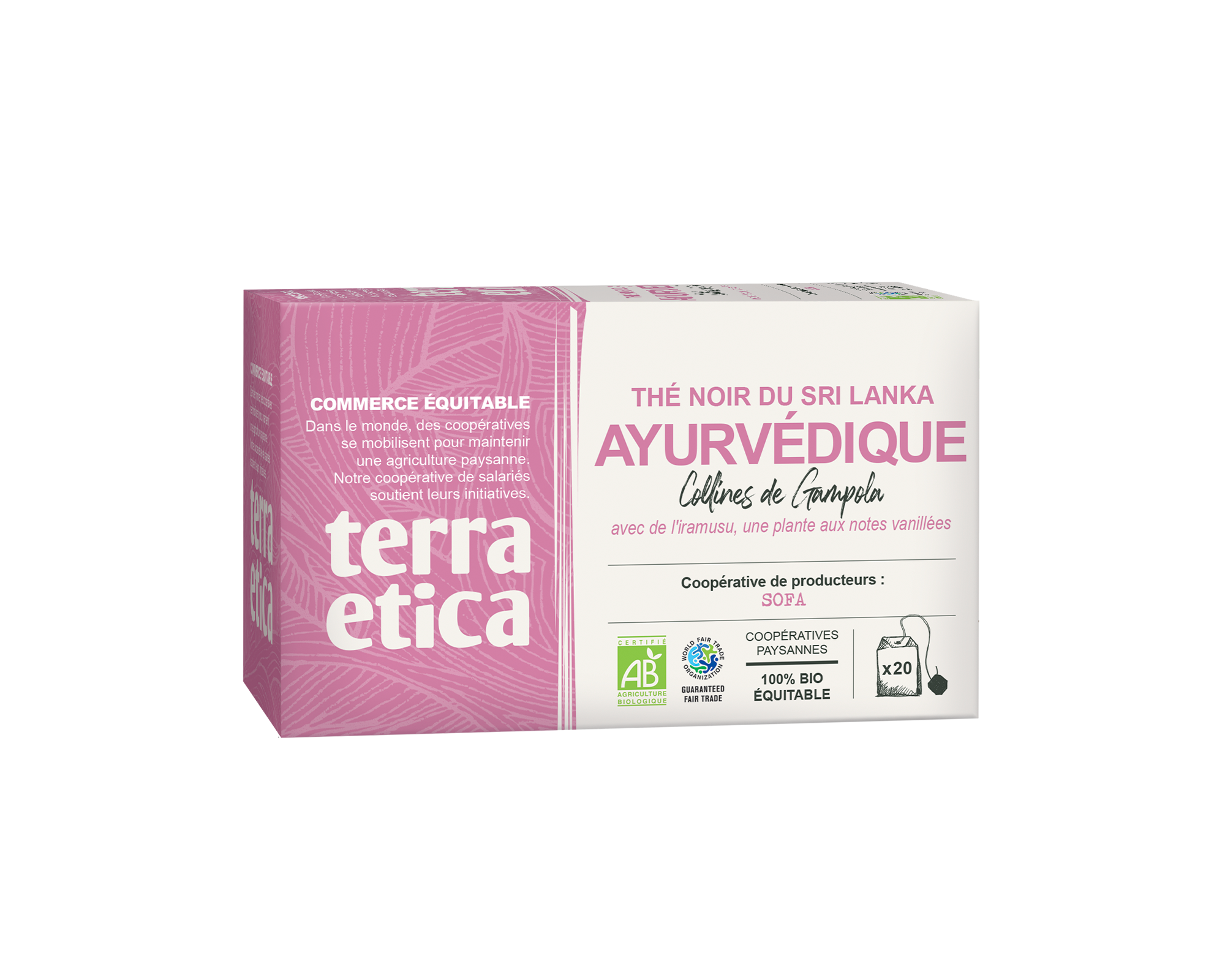 Thé noir Ayurvédique bio et équitable du Sri Lanka I Terra Etica