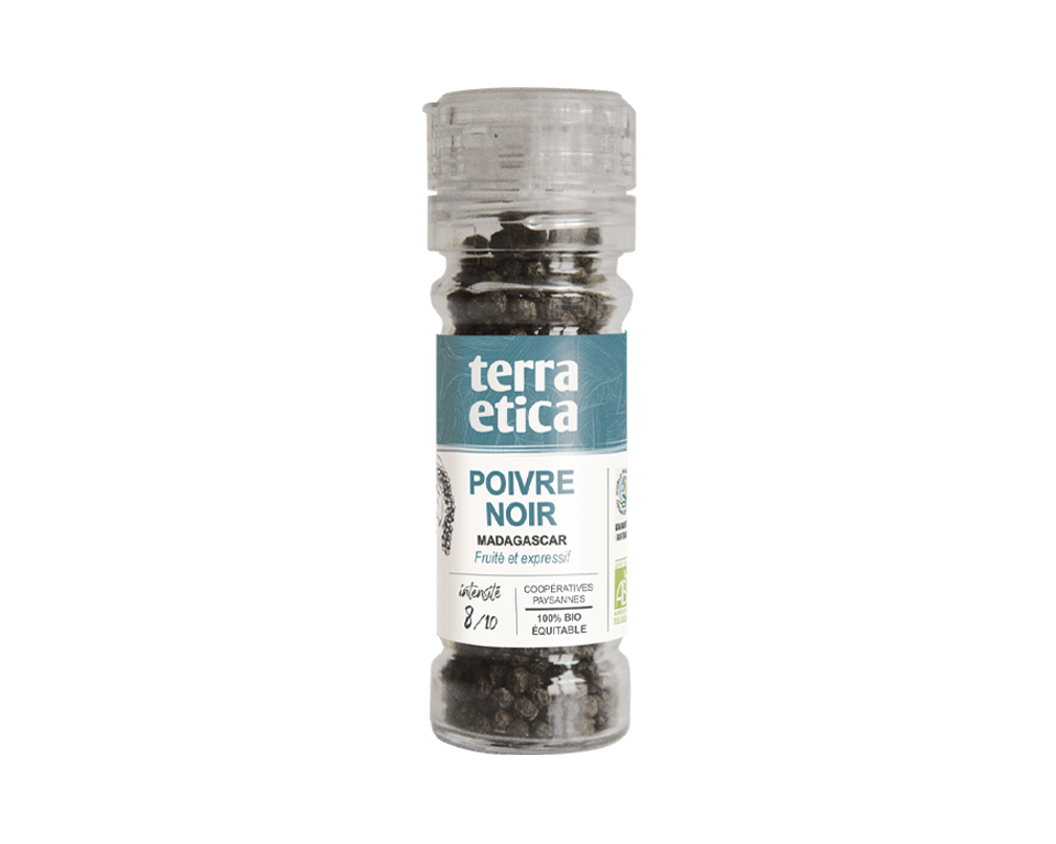 Poivre noir en grains de Madagascar biologique et équitable - Terra Etica