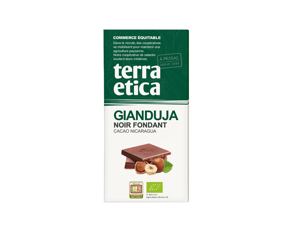 Chocolat noir Gianduja bio et issu du commerce équitable - Terra Etica