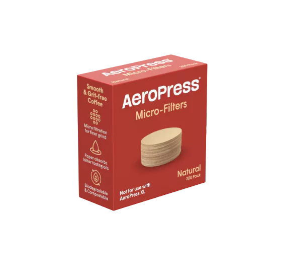 Filtres papier x200 pour cafetière Aeropress I Terra Etica