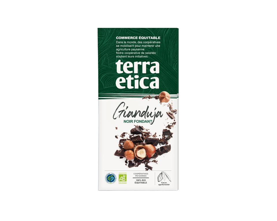 Chocolat noir Gianduja bio et issu du commerce équitable - Terra Etica