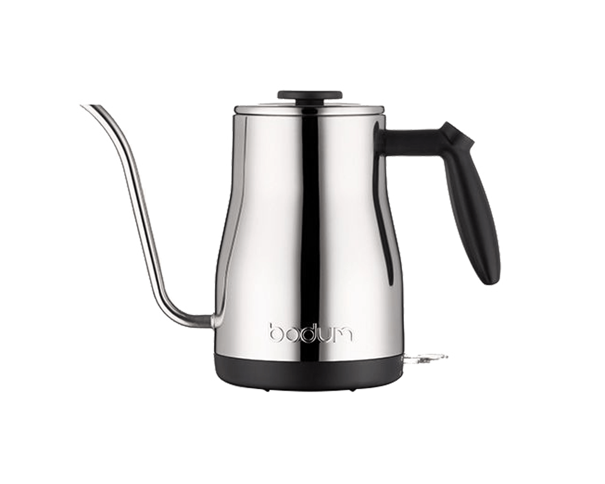Bouilloire Gooseneck - Bodum® Bouilloire col de cygne Gooseneck en inox émaillé de Bodum - Terra Etica Café Michel