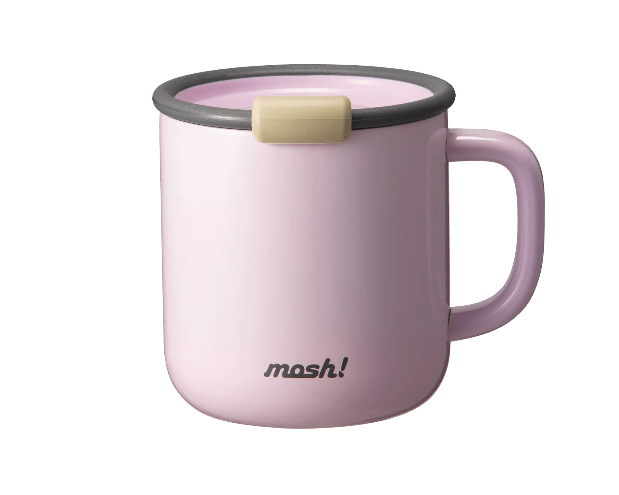 Mug Latte - mosh!® Tasse mug isotherme pour café latte rose en acier inoxydable mosh! - Terra Etica Café Michel