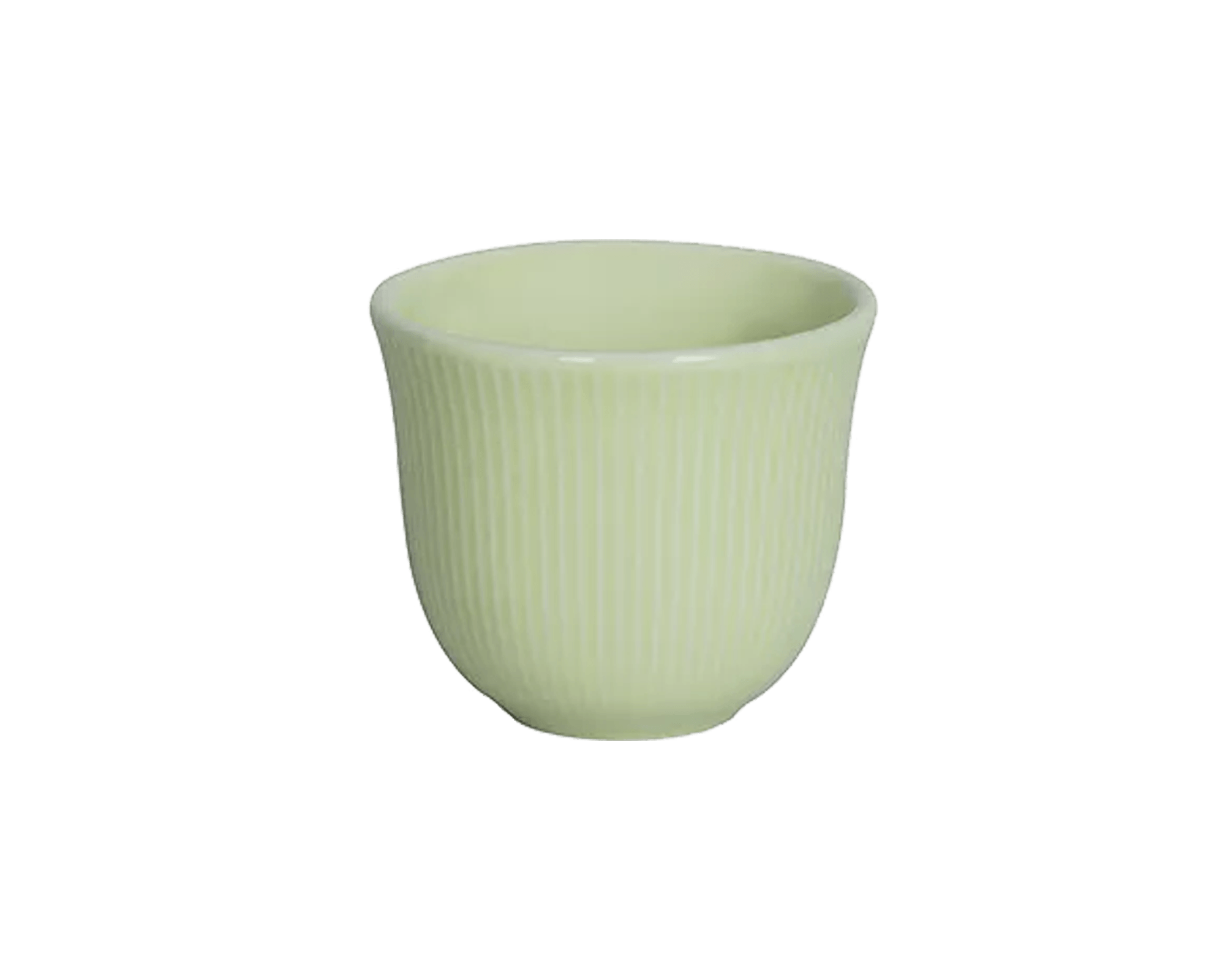 Tasse embossed expresso - Loveramics® Tasse embossed tasting verte 80ml pour expresso de Loveramics - Terra Etica Café Michel