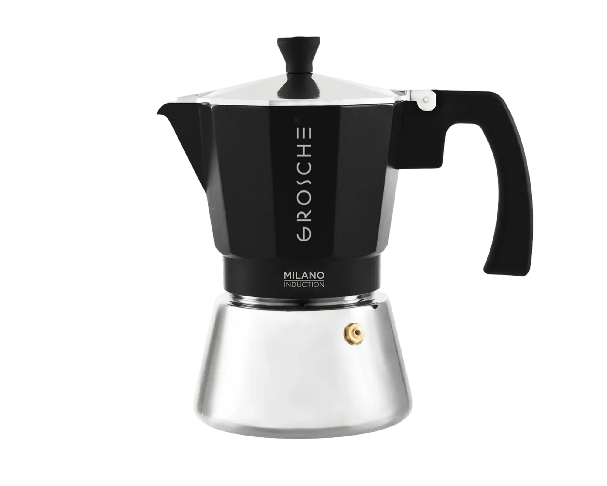Cafetière italienne Milano compatible induction de Grosche - Terra Etica Café Michel