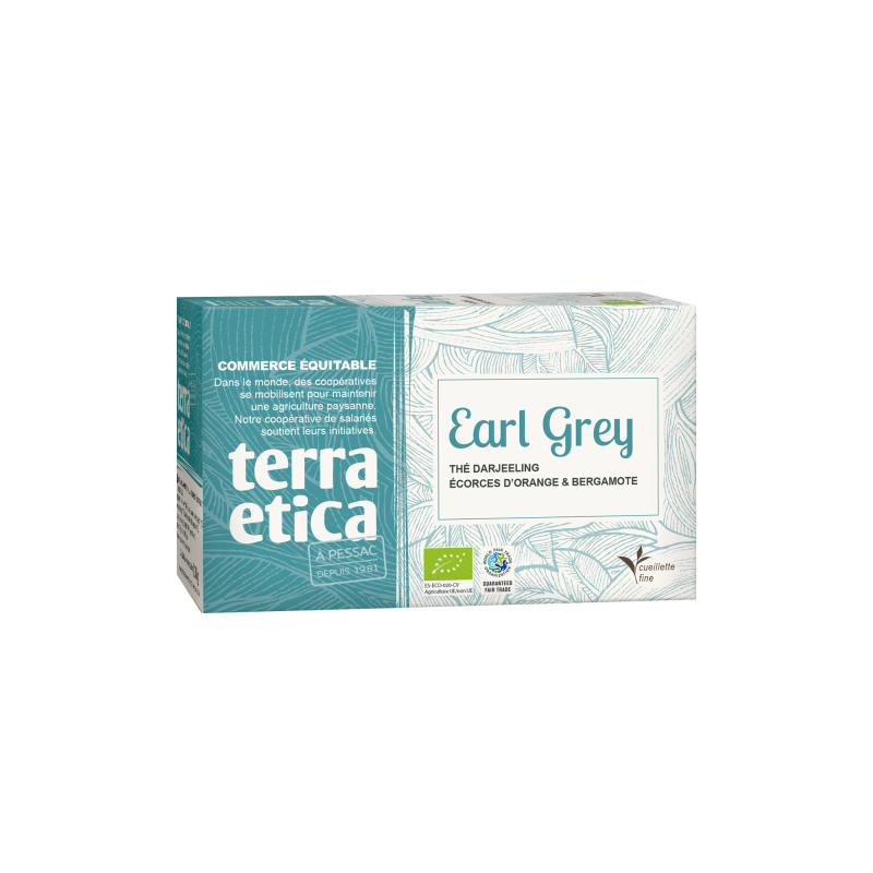 Thé Earl Grey variété Darjeeling bio et équitable I Terra Etica
