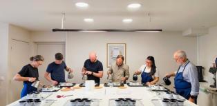 Session de cupping lors de l'examen Q-grader septembre 2025