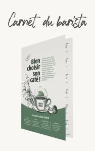 Mockup du dépliant Bien choisir son café de la marque Terra Etica