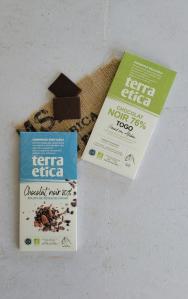Chocolat noir 80% fèves de cacao et 76% Togo