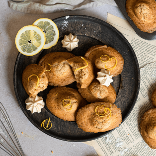 Recette : Madeleine aux zestes de citron et pointe de café
