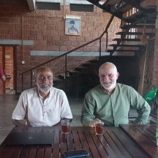 Tomy Mathew de la FTAK et Stéphane Comar de Terra Etica